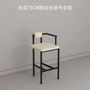 GobekUsa Industrial Style Bar Chair: High Stool for Home & Front Desk, Nordic Design