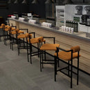 GobekUsa Industrial Style Bar Chair: High Stool for Home & Front Desk, Nordic Design