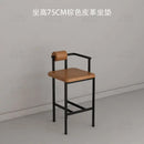 GobekUsa Industrial Style Bar Chair: High Stool for Home & Front Desk, Nordic Design
