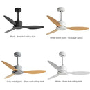 GobekUsa 42" Black Industrial Style Ceiling Fan with Remote Control