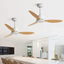 GobekUsa 42" Black Industrial Style Ceiling Fan with Remote Control