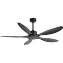 GobekUsa 42" Black Industrial Style Ceiling Fan with Remote Control