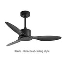 GobekUsa 42" Black Industrial Style Ceiling Fan with Remote Control