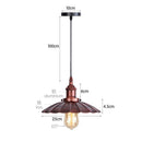Industrial Vintage Black Iron Pendant Light