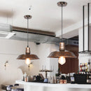 Industrial Vintage Black Iron Pendant Light