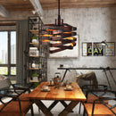 Industrial Vintage Black Iron Pendant Light