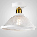 Industrial vintage cage black and brass ceiling light kitchen by Decorbites