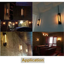 GobekUsa Industrial Wall Lamp Black Silver Copper 8W LED Sconce Light for Bedroom Café