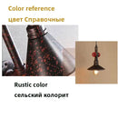 Industrial water pipe pendant light dining room with red valves by Decorbites