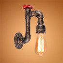 GobekUsa Industrial Water Pipe Wall Light Sconce for Corridor Cafe Bar Decoration