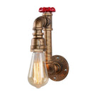 GobekUsa Industrial Water Pipe Wall Light Sconce for Corridor Cafe Bar Decoration