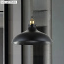 GobekUsa Wrought Iron Dome Industrial Ceiling Fixture Pendant Lighting - 12"/14" Diameter, 1 Light - Weathered Brass/Black