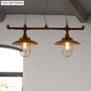 GobekUsa Wire Guard Hanging Light with Pipe Design - 2-Light Weathered Copper Iron Island Lighting"

Note: While keeping the title concise for SEO purposes, it is important to maintain the essential product details in the improved title.
