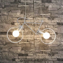 GobekUsa Iron Bicycle Pendant Light chandelier - Industrial Ceiling Decor for Living Room