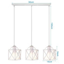 GobekUsa Industrial Wood Pendant Chandelier for Dinning Living Room Kitchen LED Fixture