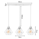 GobekUsa Industrial Wood Pendant Chandelier for Dinning Living Room Kitchen LED Fixture