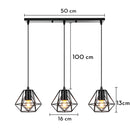 GobekUsa Industrial Wood Pendant Chandelier for Dinning Living Room Kitchen LED Fixture