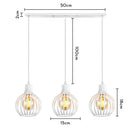 GobekUsa Industrial Wood Pendant Chandelier for Dinning Living Room Kitchen LED Fixture