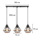 GobekUsa Industrial Wood Pendant Chandelier for Dinning Living Room Kitchen LED Fixture