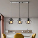 GobekUsa Industrial Wood Pendant Chandelier for Dinning Living Room Kitchen LED Fixture