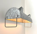 Industrial Galvanized Farmhouse Vanity Light by The Lamp Goods