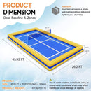 [26X46FT] Inflatable Commercial Floating Pickleball And Volleyball Court With Net (SAK39071) by SAKSBY WHOLESALE