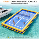 [26X46FT] Inflatable Commercial Floating Pickleball And Volleyball Court With Net (SAK39071) by SAKSBY WHOLESALE