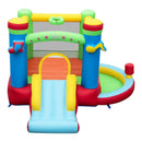 Inflatable Bounce House Kids Music-Themed Castle Sound Interaction Inflatable Bouncer without Blower by LJGDeals