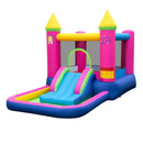 Inflatable Bounce House 4-in-1 Kids Princess-themed Bouncer Blow-up Bouncy Castle by LJGDeals