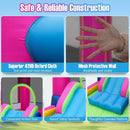 Inflatable Bounce House 4-in-1 Kids Princess-themed Bouncer Blow-up Bouncy Castle with 480 Blower by LJGDeals