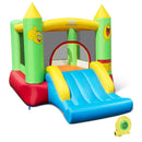 Inflatable Bounce House Kids Blow-up Bouncer with Slide with 480W Blower by LJGDeals