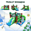 Inflatable Christmas Bouncy House with 735w Blower by LJGDeals