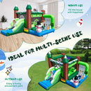 Inflatable Christmas Bouncy House with 735w Blower by LJGDeals