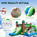 Inflatable Christmas Bouncy House with 735w Blower by LJGDeals