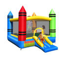 Kids Inflatable Bounce House with Slide and Ocean Balls Not Included Blower by LJGDeals