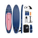 Inflatable Paddle Board with Removable Fin and Backpack by LJGDeals