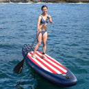Inflatable Paddle Board with Removable Fin and Backpack by LJGDeals