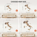 Wooden Map of Italy – Multicolor