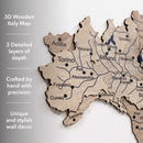 Wooden Map of Italy – Terra