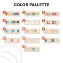 Colorful Shape Name Board