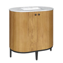 James Martin Bellamy 36" Single Bathroom Vanity, Rustic Oak