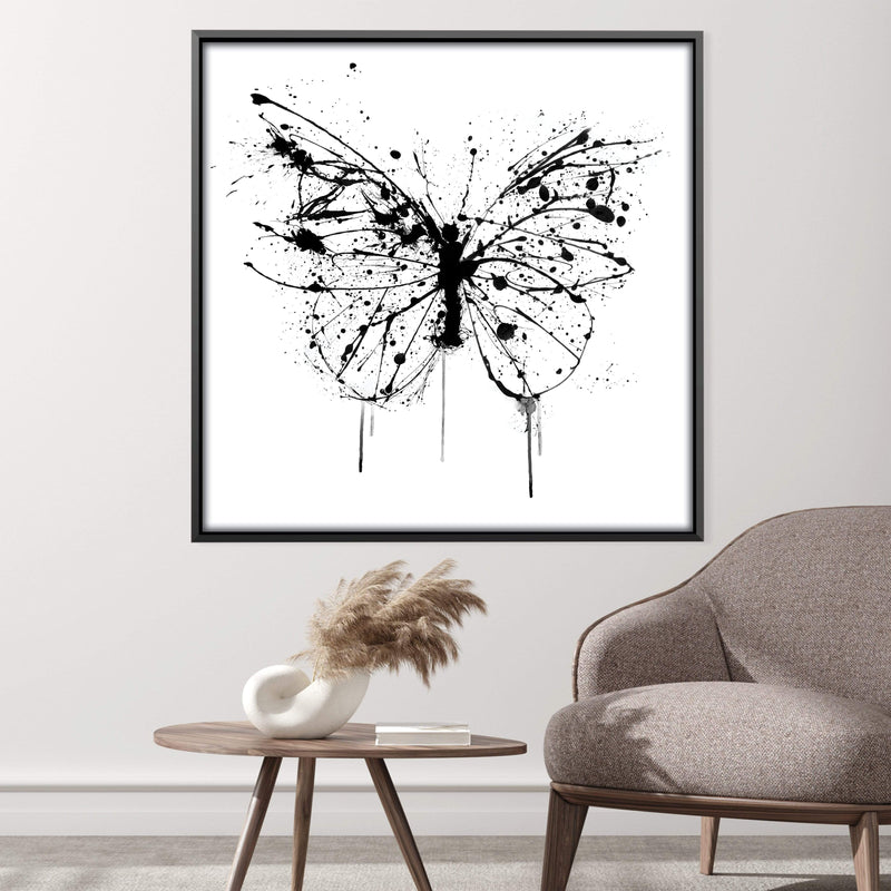 Inked Butterfly Canvas