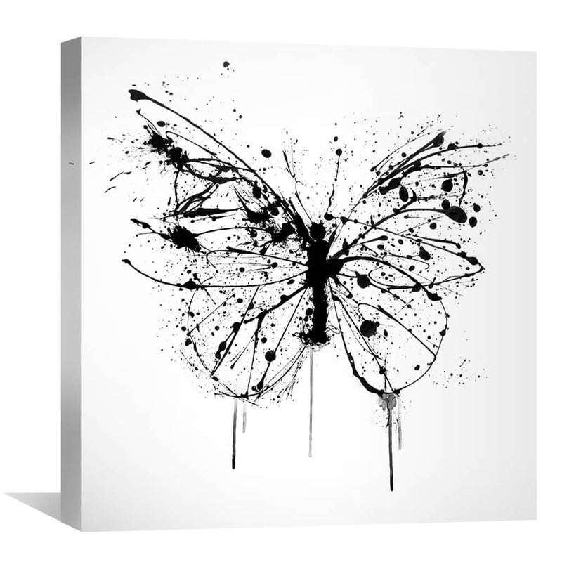 Inked Butterfly Canvas