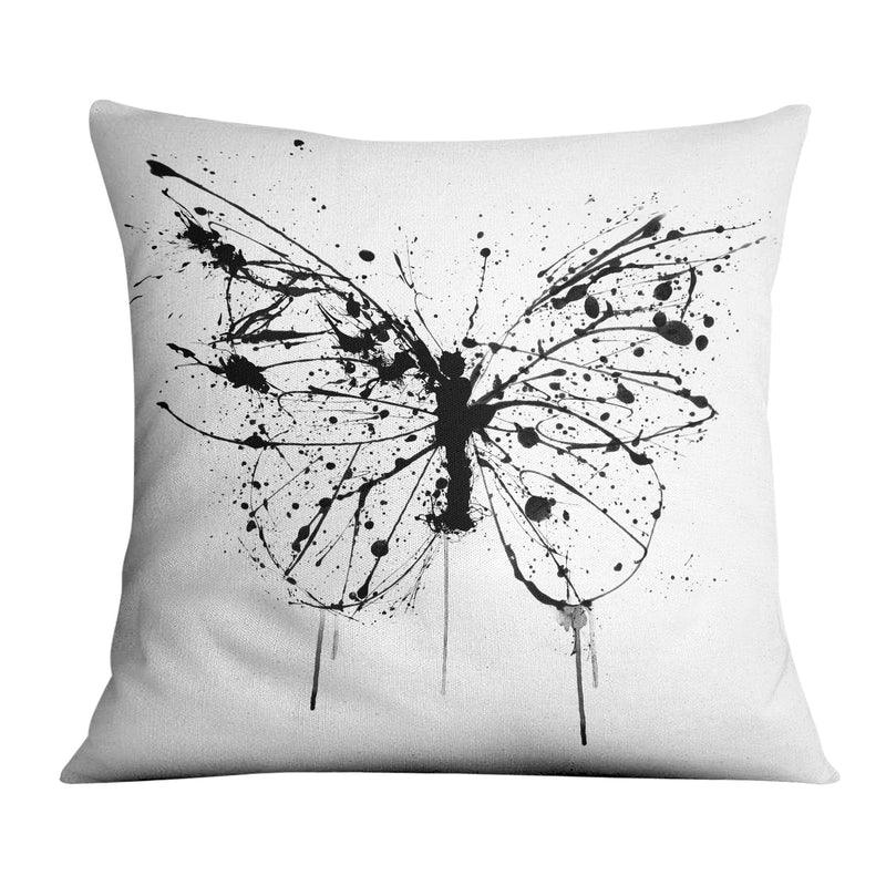 Inked Butterfly Cushion