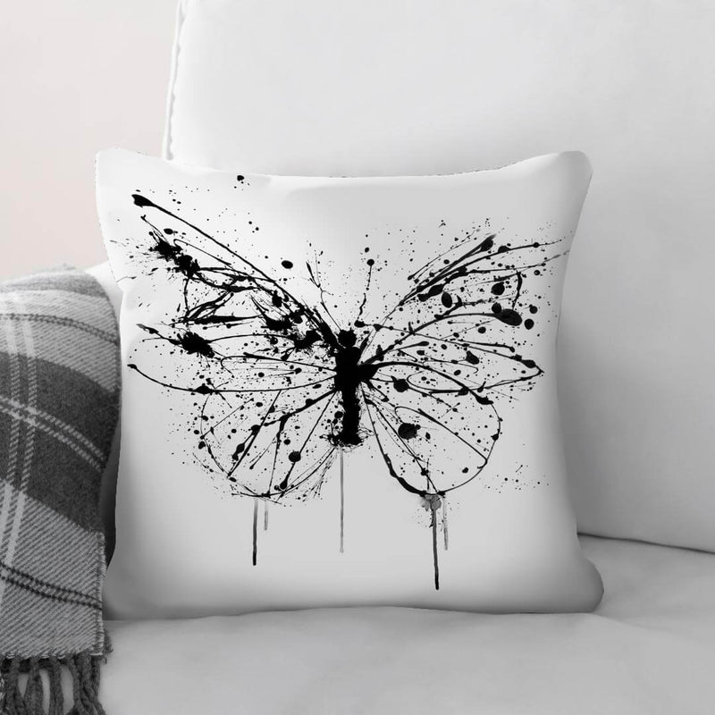 Inked Butterfly Cushion