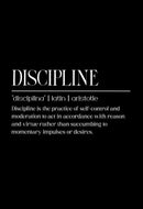GobekUsa Inspirational Discipline Art Canvas Print for Home