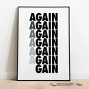 GobekUsa Inspirational Discipline Art Canvas Print for Home