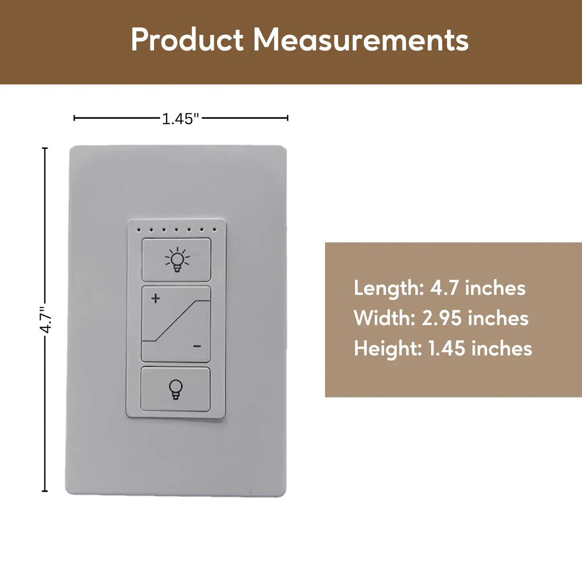 Intelligent Light Switch with Dimmer and Smart Control, photo 6 of 12