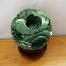 GobekUsa Jade & Stone Dragon Phoenix Ball Set Feng Shui Decor
