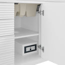 James Martin Myrrin 48" Single Bathroom Vanity, Bright White